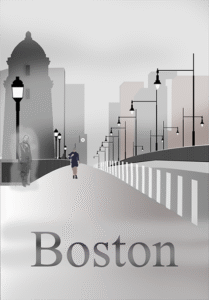 Digital Art Longfellow Bridge